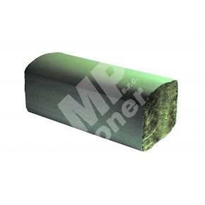 Ručníky papírové skládané ZZ, 230x230, 1 vrstvý, recykl zelený, 250ks 1
