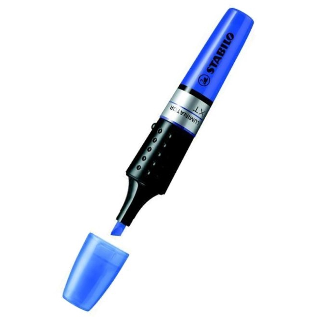 Zvýrazňovač STABILO Luminator, modrá, 2-5 mm