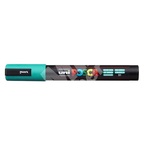 Uni Posca PC-5M akrylový popisovač, 2,5 mm, smaragdový 1
