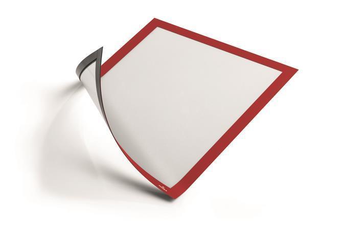 Magnetický prezentační rám Durable Duraframe Magnetic A4, červená