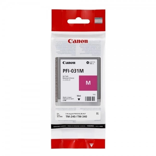 Inkoustová cartridge Canon PFI-031M, iPF TA-20, iPF TA-30, 6265C001, magenta, originál