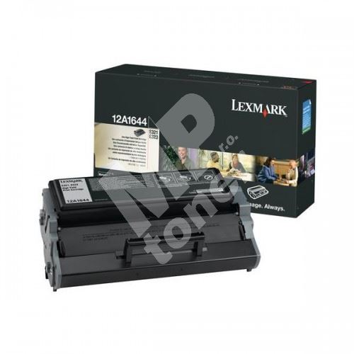 Toner Lexmark 12A1644,  black, originál 1