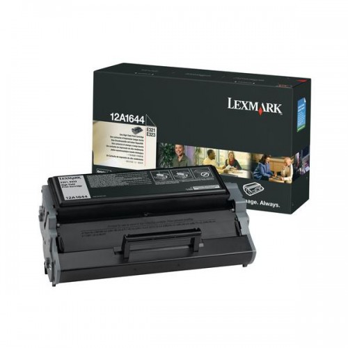 Toner Lexmark 12A1644, E321, E323, black, originál