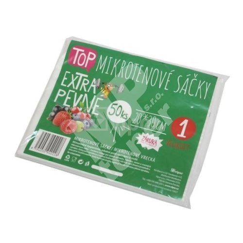 Vipor mikrotenové sáčky TOP Extra pevné 20x30cm, HDPE, 50ks 1