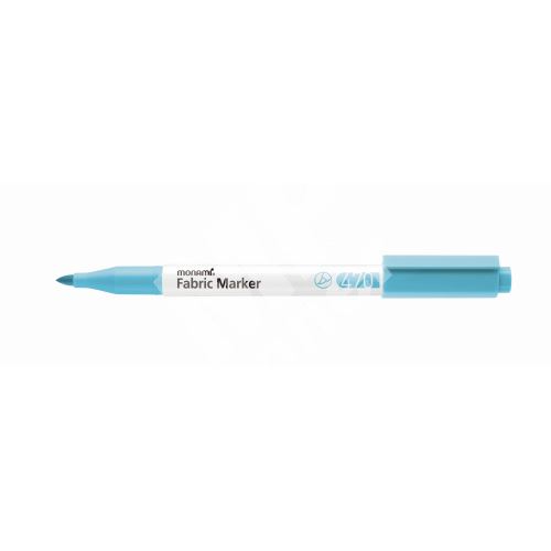 Popisovač na textil Monami Fabric Marker 470, sky blue 1