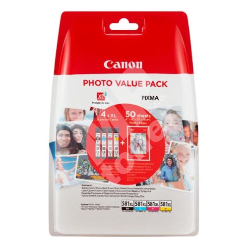 Cartridge Canon CLI-581 XL CMYK, 2052C004, CMYK, originál 1