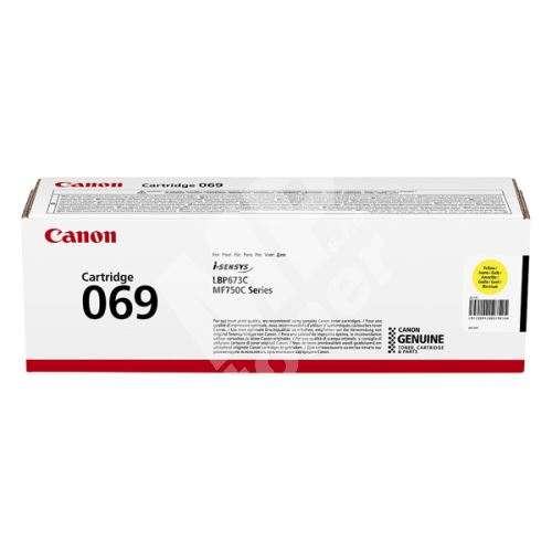 Toner Canon 069Y, yellow, 5091C002, originál 1