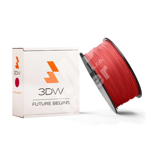 Tisková struna 3DW (filament) ABS, 1,75mm, 1kg, červená 1
