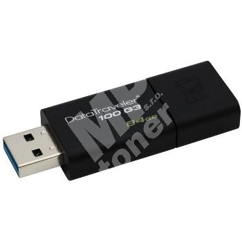 Kingston 64GB DataTraveler 100 G3, USB flash disk 3.0, černá 1