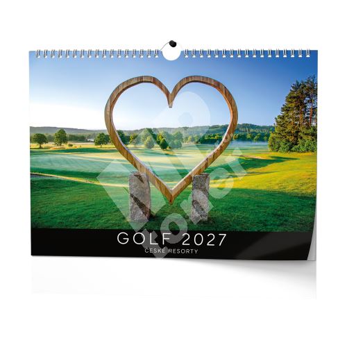 Nástěnný kalendář - Golf - české resorty 1