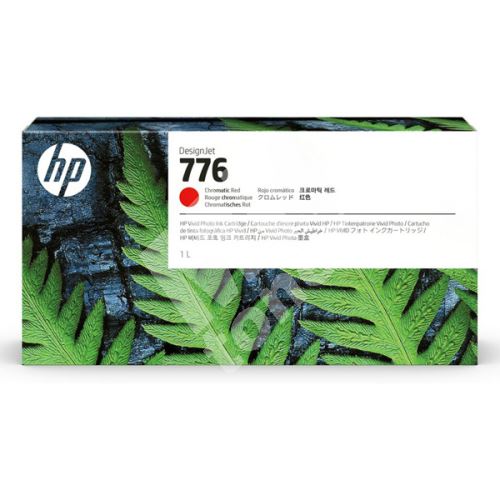 Cartridge HP 1XB10A, Chromatic Red, 776, originál 1