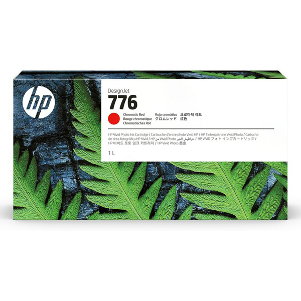 Inkoustová cartridge HP 1XB10A, DesignJet Z9+, Chromatic Red, 776, originál