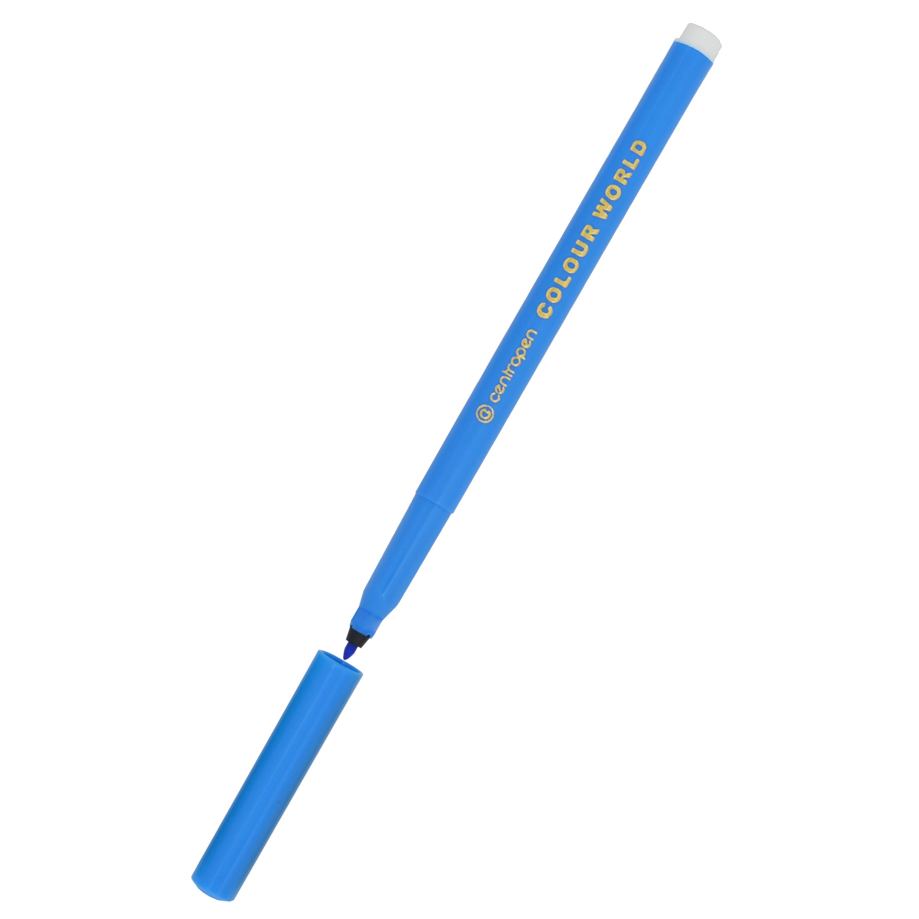Popisovač Centropen 7550 vypratelné, 1 mm, modrý