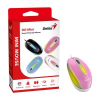 Myš Genius DX-Mini, 1000DPI, optická, 3tl., drátová USB, růžová, RGB podsvícení 3 (2)