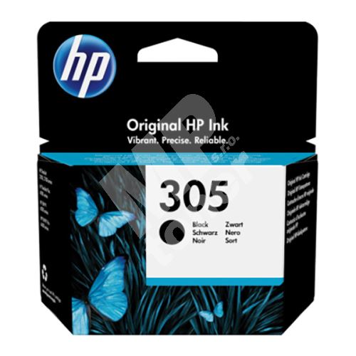 Cartridge HP 3YM61AE, black, No.305, originál 1