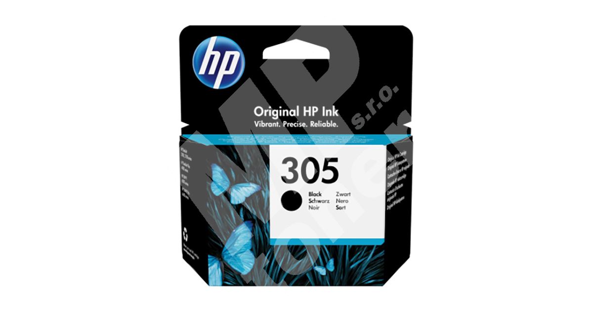 Inkoustová cartridge HP 3YM61AE, DeskJet 2300, 2710, black, No.305