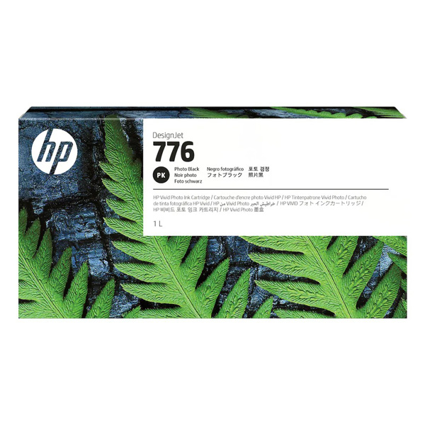 Inkoustová cartridge HP 1XB11A, DesignJet Z9+, Photo Black, 776, originál