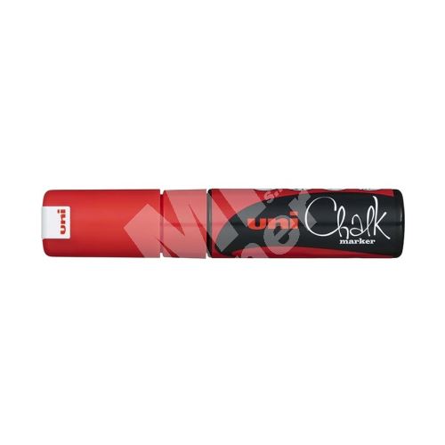 Uni Chalk Marker křídový popisovač PWE-8K, 8 mm, červený 1