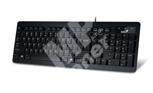 Genius klávesnice SlimStar, USB CZ+SK, černá 1