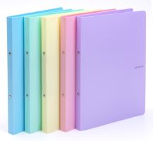 Pořadač A4 2 kroužek Pastelini, žlutá 1 (1)