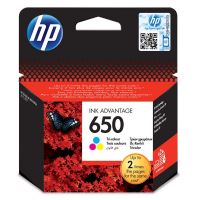 Inkoustová cartridge HP CZ102AE, Deskjet Ink 2515, 3515 e-Ai0, color, No.650, originál