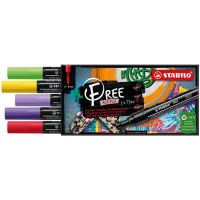 Akrylový popisovač STABILO FREE Acrylic T300 Kulatý hrot 2-3 mm - Vibrant, sada 5 ks Akrylový popisovač STABILO FREE Acrylic T300 Kulatý hrot 2-3 mm - Vibrant, sada 5 ks