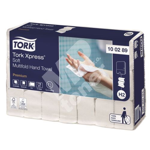 Tork Xpress jemné papírové ručníky Multifold, 3/Z, bílé, H2 1