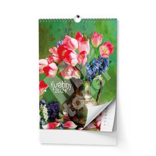Nástěnný kalendář - Květiny - A3 1