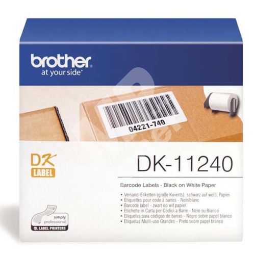 Štítky papírové Brother 102mm x 51mm, bílá, 600 ks, DK11240 1