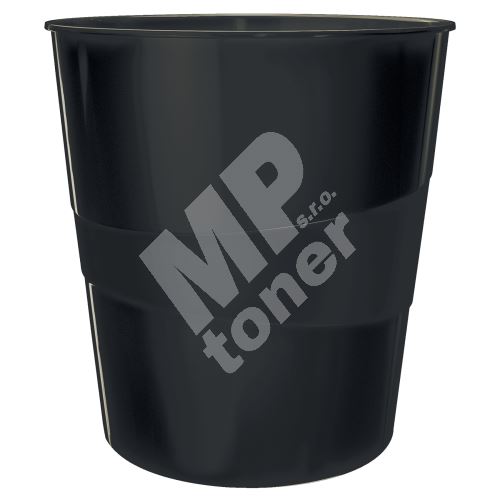 Leitz WOW odpadkový koš, černý 1