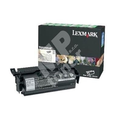 Toner Lexmark T650H04E, black, originál 1