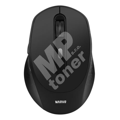Myš Marvo WM106W BK, 1600DPI, Bluetooth a 2,4GHz, optika, bezdrátová, černá 1