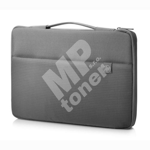 Obal na notebook HP 14 Carry Sleeve, šedý z voděodolného materiálu 1