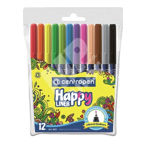 Centropen 2521 Happy Liner sada 12 barev 1