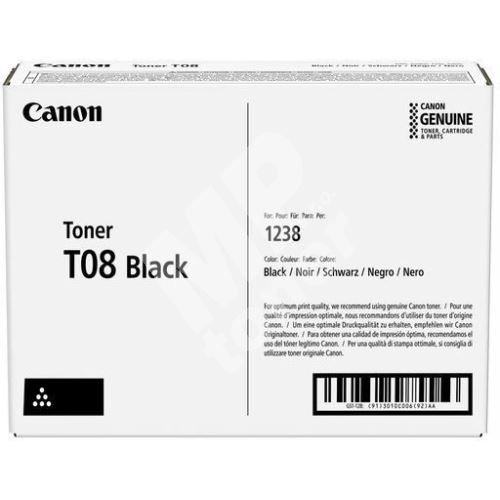 Toner Canon T08, black, 3010C006, originál 1