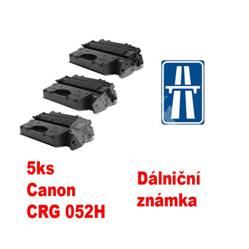 5ks kompatibilní toner Canon 052H MP print + dálniční známka 1
