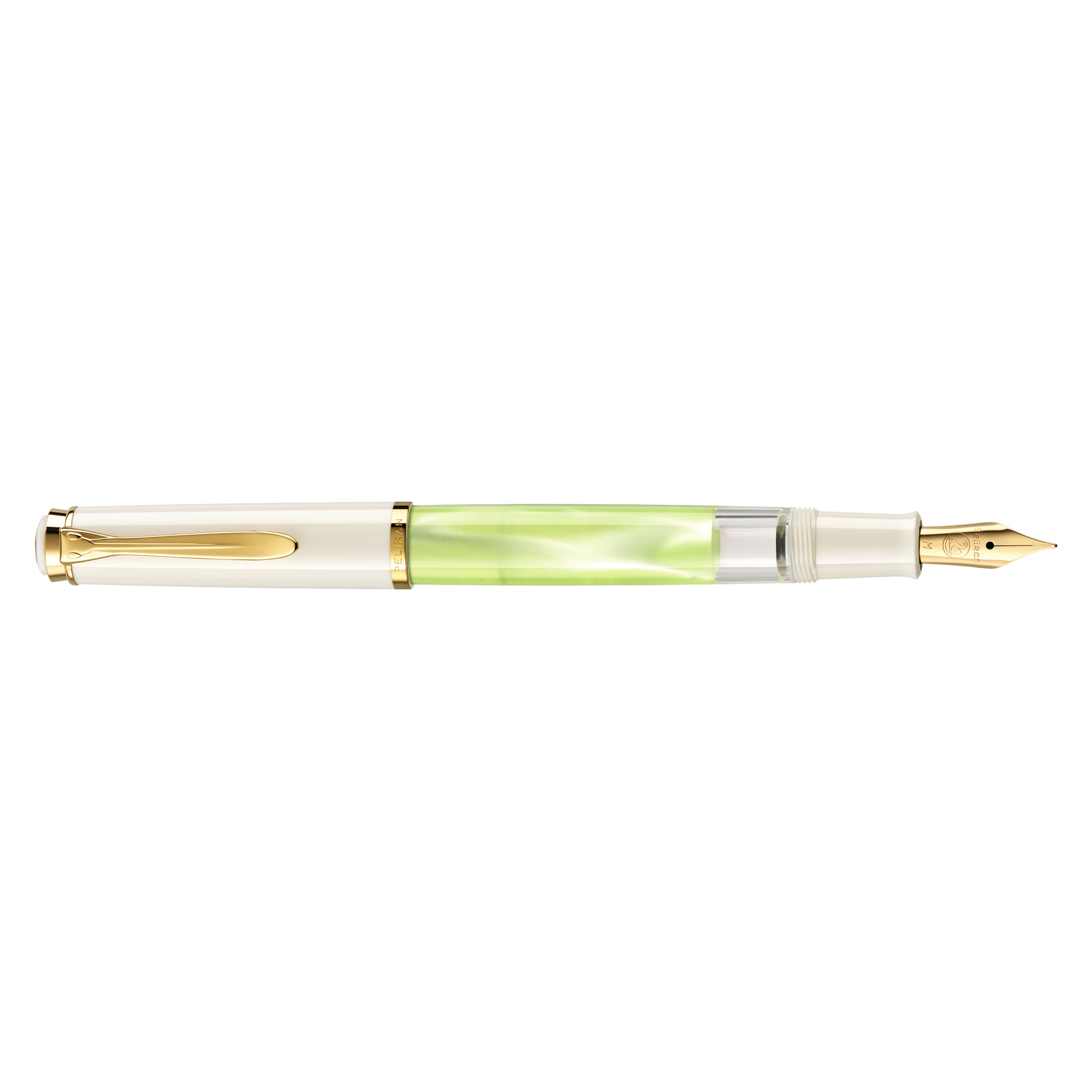 Plnící pero Pelikan M200 hrot M, pastelově zelené