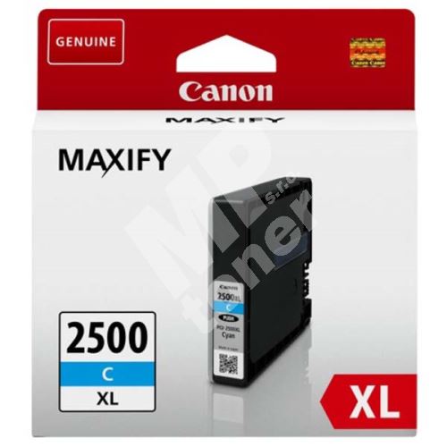 Cartridge Canon PGI-2500XL, cyan, 9265B001, originál 1