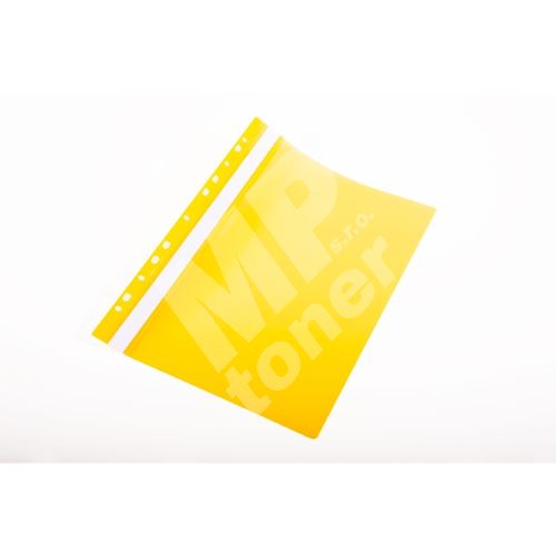 Rychlovazač z PVC + EURO ZÁVĚS přední str. tenká, s eurozávěsem, žlutý 2