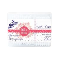 Linteo Natural vatové tyčinky papírové box 200 ks