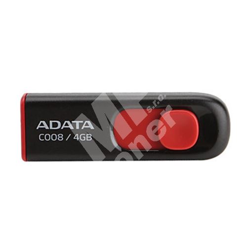 ADATA 8GB USB C008, USB flash disk 2.0, černo-červená 1