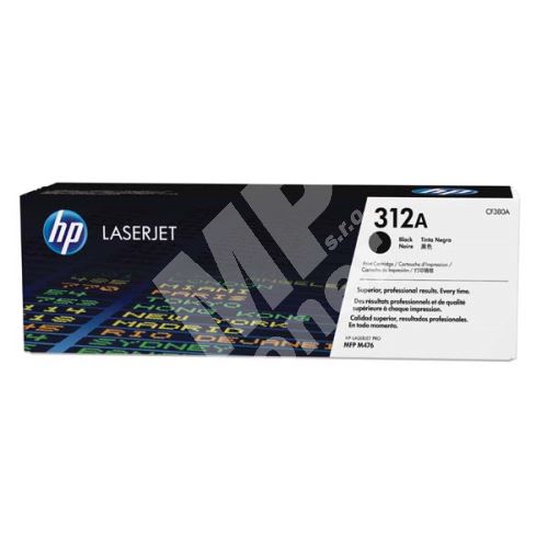 Toner HP CF380A, 312A, black, originál 1