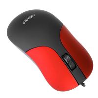 Myš Marvo DMS002RD, 1200DPI, optika, 3tl., drátová USB, černo- červená 3 (2)
