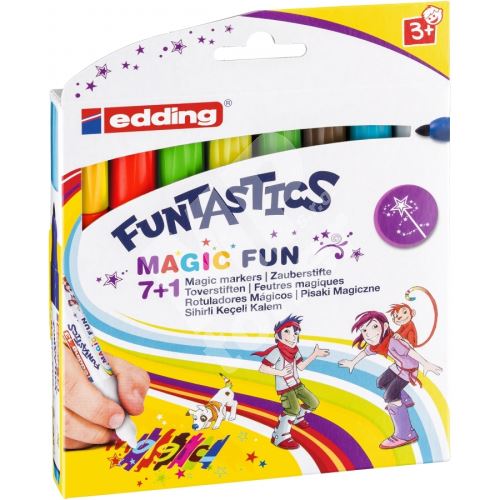 Dětské fixy Edding 13 Magic Fun, sada 8 barev 1