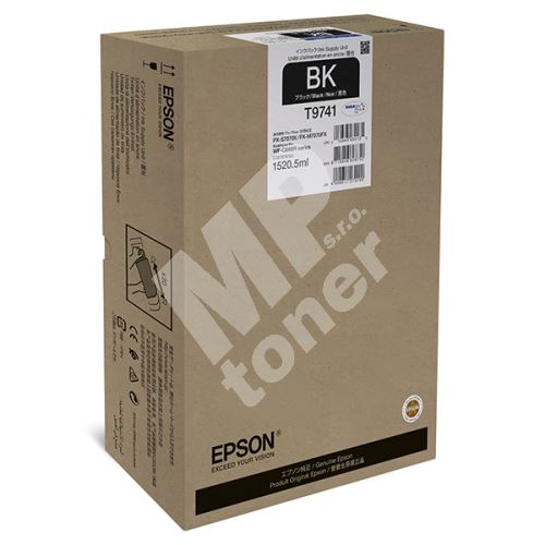 Inkoustová cartridge Epson C13T974100, WF-C869R, black, originál 1