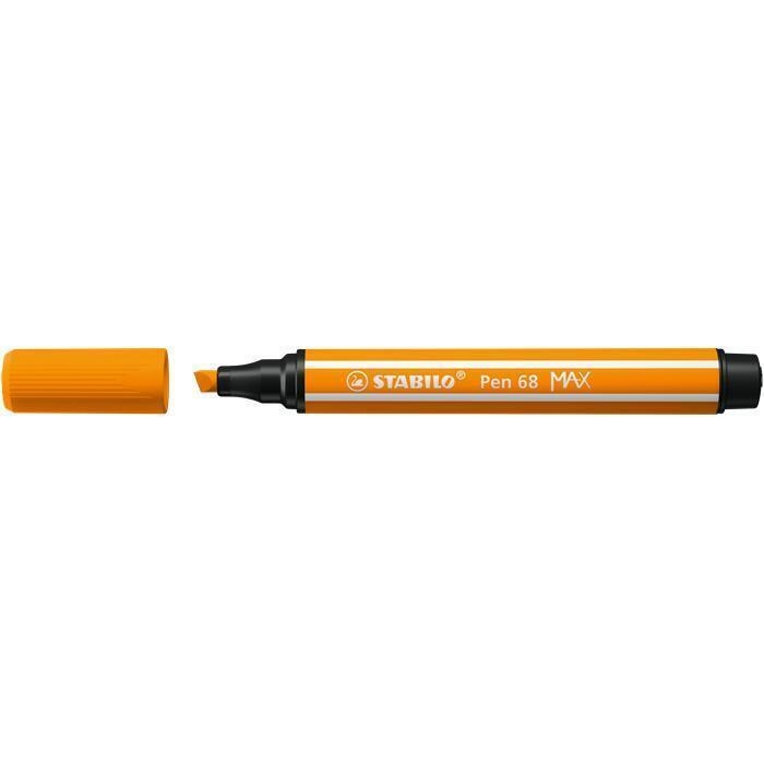 Fix Stabilo Pen 68 MAX, 1-5 mm, oranžová