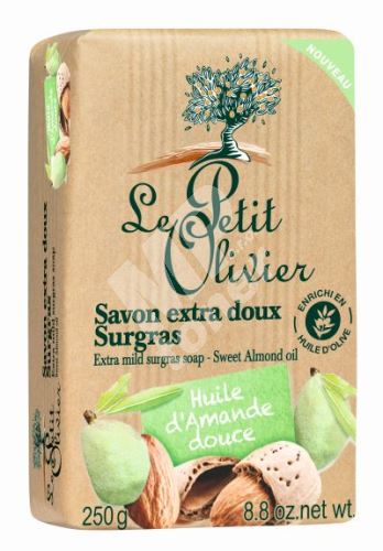 Le Petit Olivier Extra jemné mýdlo - Mandlový olej, 250g 1