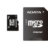 8GB ADATA microSDHC Card with Adaptor Class 4