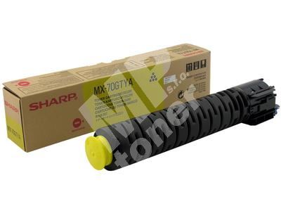 Toner Sharp MX-70GTYA, yellow, originál 1