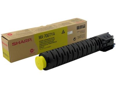 Toner Sharp MX-70GTYA, MX-5500N, 6200N, 7000N, yellow, originál